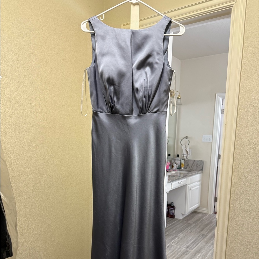 AW Bridal Giselle Dress Dusty Blue Size 2